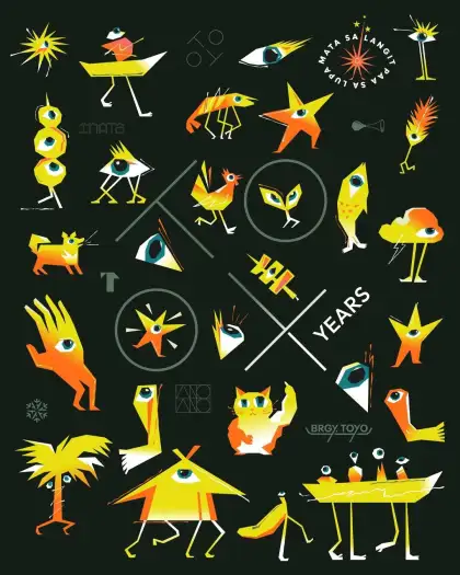 Visualizer for the upcoming 10th anniversary of Toyo Eatery