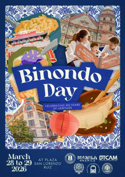 Poster for the upcoming Binondo Day