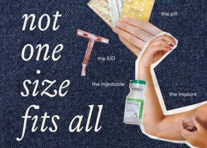 A publicity material saying that "not one-size-fits-all"