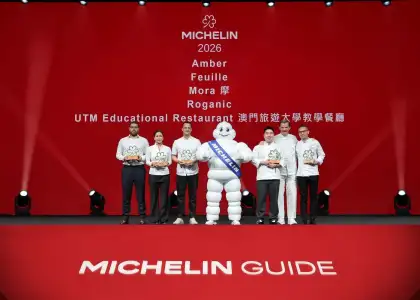 Amber, Feuille, Mora, and Roganic, and  UTM Educational Restaurant, winners of the MICHELIN Green star title