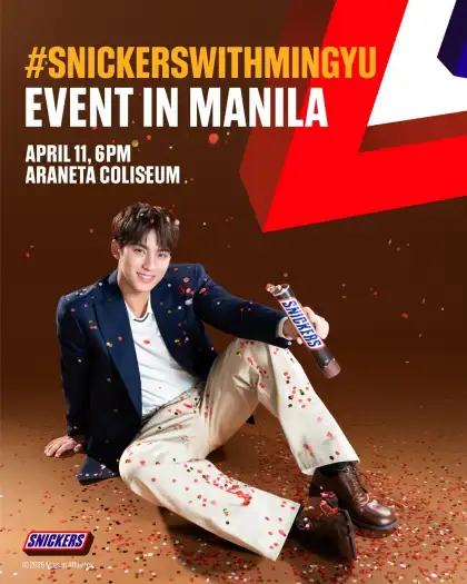 #SNICKERSwithMINGYU in Manila