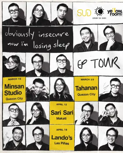 SUD: obviously insecure now i'm losing sleep EP Tour