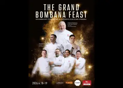 Poster for the Grand Bambana Feast featuring vibrant colors and festive imagery celebrating the event's cultural significance.