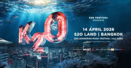 Official poster for K2O Songkran Music Festival