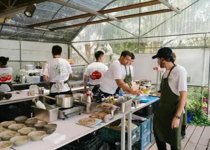 Behind the scenes of the Table-to-Farm experience in Feuille