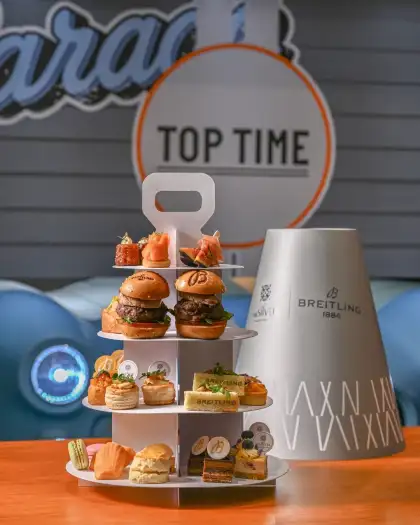 The Silveri X Breitling Air Land Sea Limited Edition Afternoon Tea Set