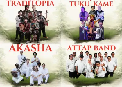 Poster of performing artists in Malaysia