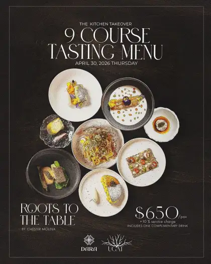 Poster of a 9-Course Tasting Menu