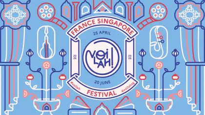 Official poster of the vOilah! France Singapore Festival 2026