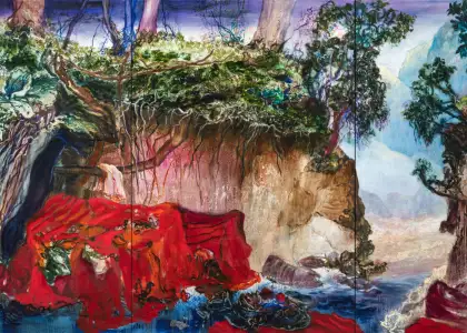 A frame from an art gallery