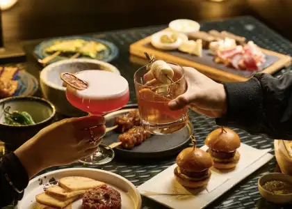 Beefbar Terrace happy hour drinks and menu