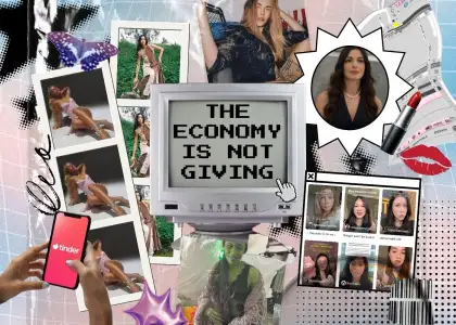 Digital collage by The Beat Asia "The Economy is NOT Giving"