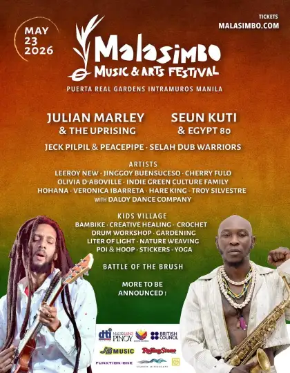 Official lineup for the Malasimbo Music & Arts Festival 2026