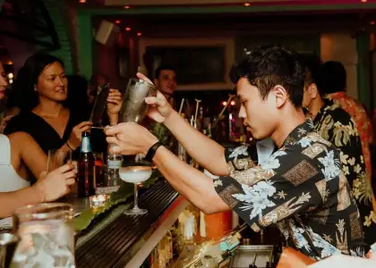 Bartenders at Tropic City Bangkok