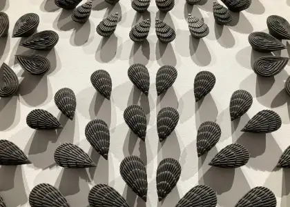 Details of a ceramic installation