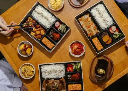 Temai bento boxes at BASEHALL 01 & 02