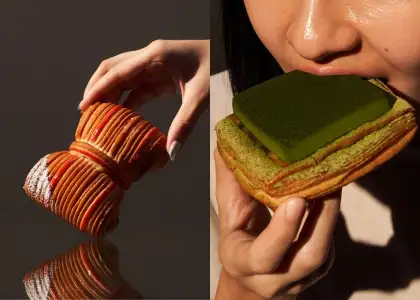 Black Sesame Matcha Danish and pastries from Tiong Bahru Bakery Singapore