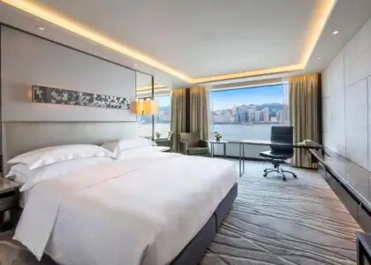 Classic Victoria Harbour View Room at InterContinental Grand Stanford Hong Kong