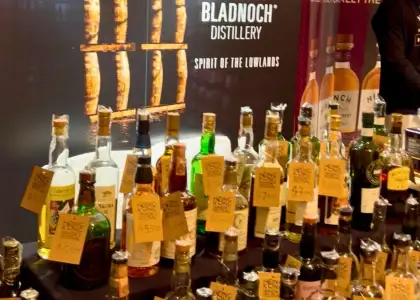 Hong Kong Whisky Festival 2025 - lineup of whisky from Bladnoch Distillery, photo by The Beat Asia