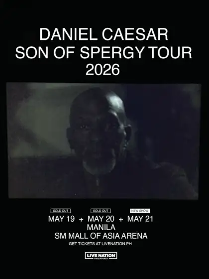 DANIEL CAESAR 'SON OF SPERGY TOUR' 2026 IN MANILA