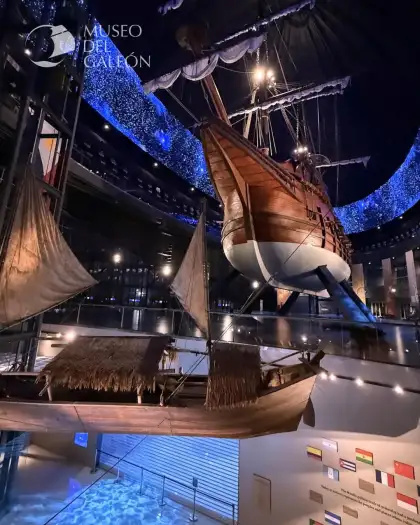 A full-scale reconstruction of a galleon