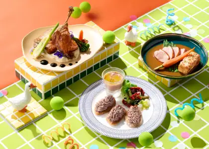 Duck dishes prepared in several ways