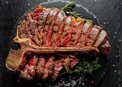 Steak at Flat Iron Steak