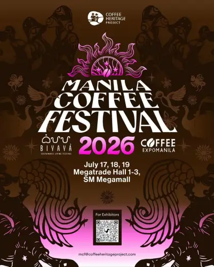 Official poster for Manila Coffee Festival 2026
