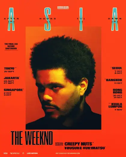 The Weeknd's "After Hours Til Dawn" tour in Asia