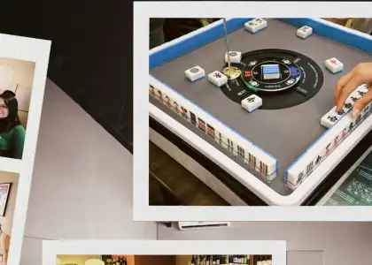 photos of a mahjong game