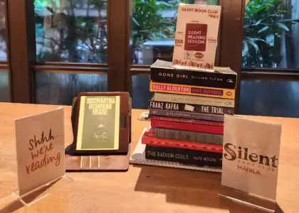 Books stacked up