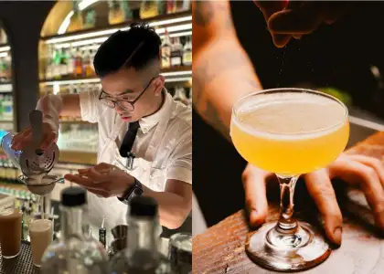 Mo from The Diplomat and Daiquiri El Cáscara from Sugar King Hong Kong