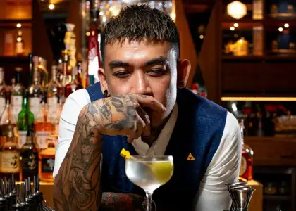 Ryan Dela Vega of Aqua Bar Bangkok