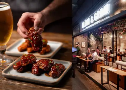 Blend & Grind wings and exterior