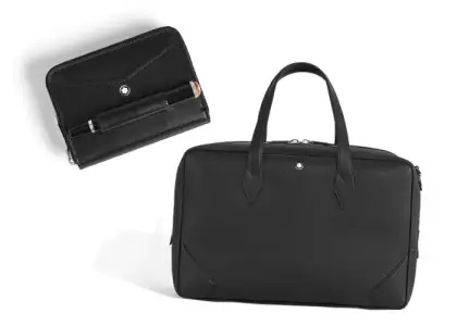 5 Montblanc Weekender Bag or Mini Wallet with Zip and Pen Loop