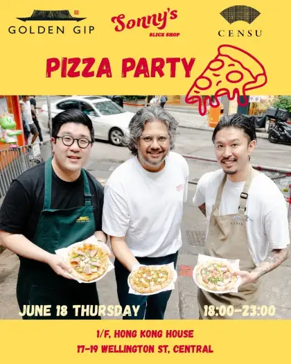 Golden Gip, Sonny's Pizza, and Censu Pizza Party