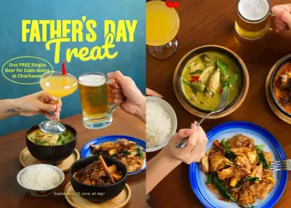 Chachawan Father's Day Treat: Free Singha Beer for Dads