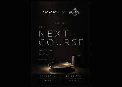 Wakaran x Poppy collab dinner