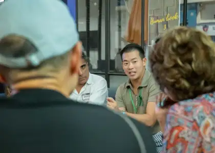 Emery Fung 2025 speaking at OCD event