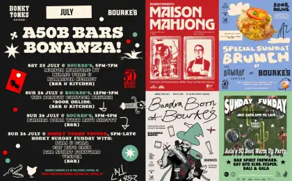 2 A50B Bars Bonanza! at Bourke's & Honky Tonks Tavern