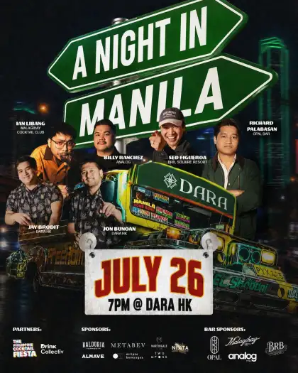 A Night in Manila takeover at Dara Hong Kong