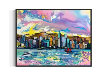 Zue Chan painting