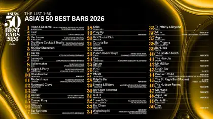 Asia's 50 Best Bars 2026 ceremony winners