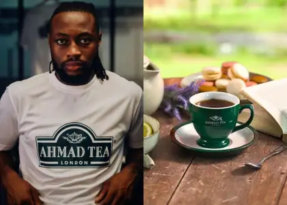 Manchester City star football player Antoine Semenyo Ahmad Tea Hong Kong