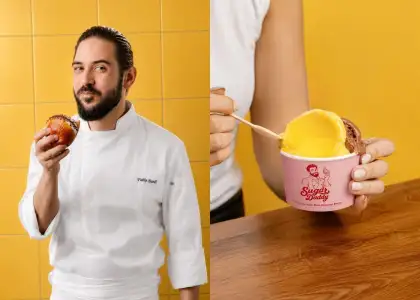Chef Fabio Bardi, Sugar Daddy packaging, croissant