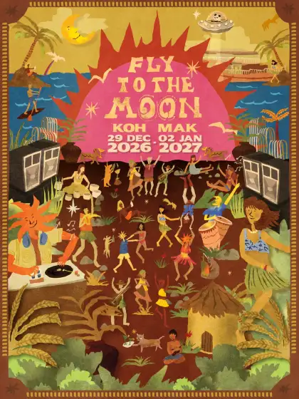 Fly to the Moon Festival 2026 poster