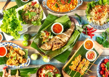 3 Baan Thai menu spread