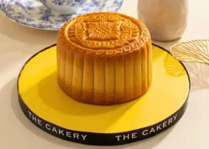 Giant Fondant Mooncake Illusion Cake