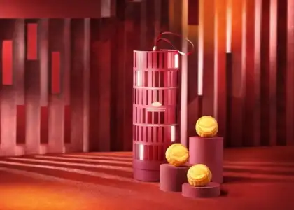6 Mid-Autumn Festival 2026 The Lantern of Woven Stone Mooncake Box by Mandarin Oriental The Landmark, Hong Kong