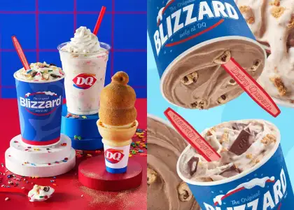 Dairy Queen Blizzard, drinks, cone